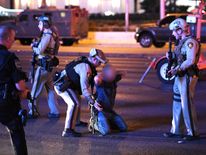 Las Vegas shooting won't change gun control debate 41 Police officers stop a man who drove down Tropicana Ave. near Las Vegas Boulevard and Tropicana Ave, which had been closed