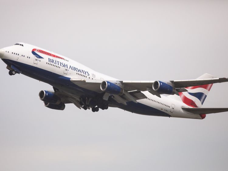 British Airways plane