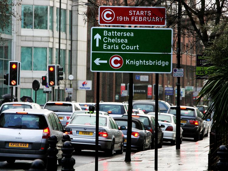 The new congestion charging zone