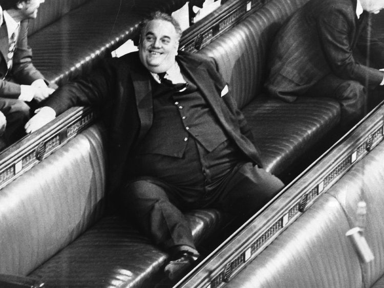 Cyril Smith in the House of Commons in 1982