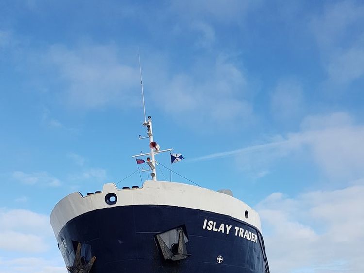 Cargo Ship Full Of Broken Glass Runs Aground Near Margate Harbour In Kent