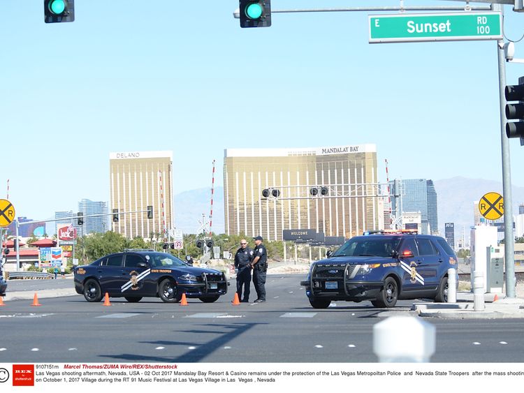Las Vegas massacre: Police follow 1,000 leads but motive remains a mystery 147 Mandalay Bay Resort & Casino