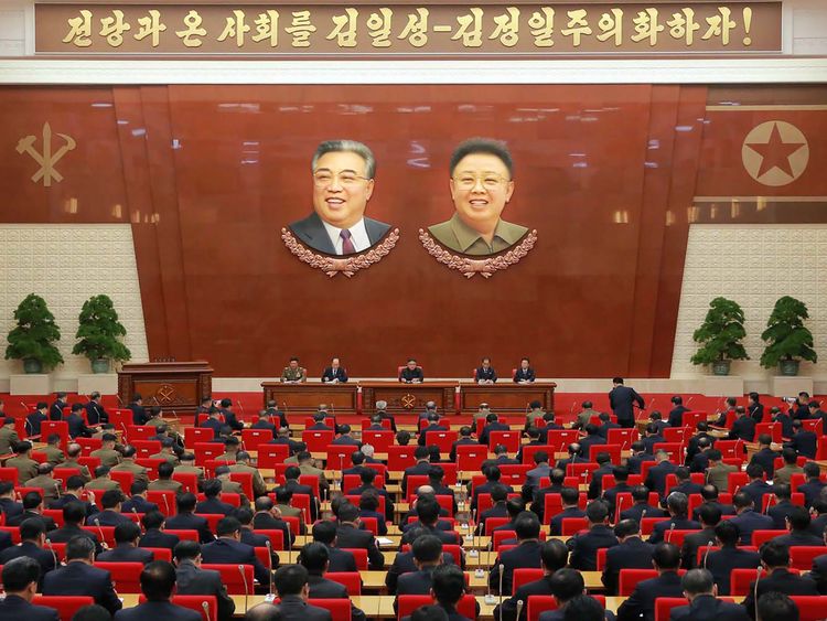 The Central Committee of the Workers&#39; Party of Korea meets in Pyongyan