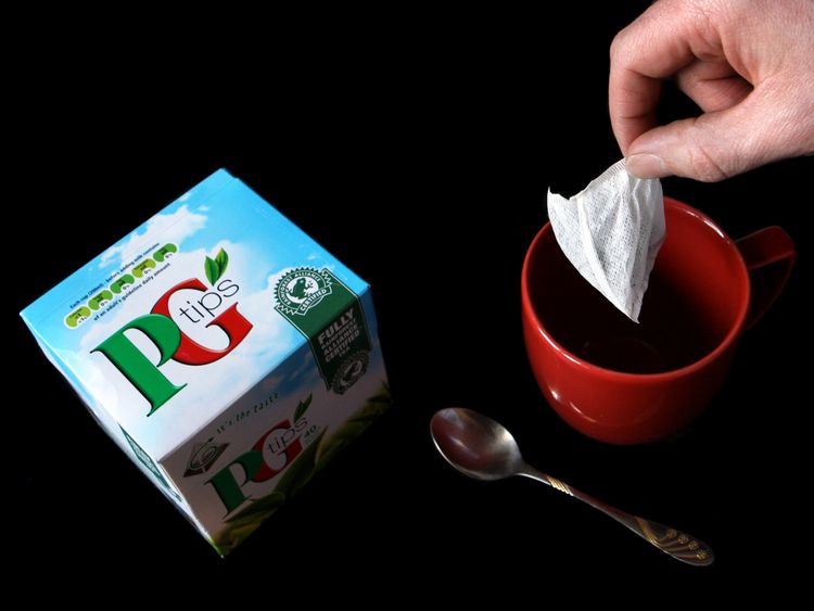 Generic plan of PG Tips, manufactured by the company FTSE 100 Unilever