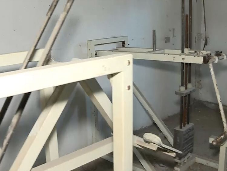 Suspected Islamic State torture room.