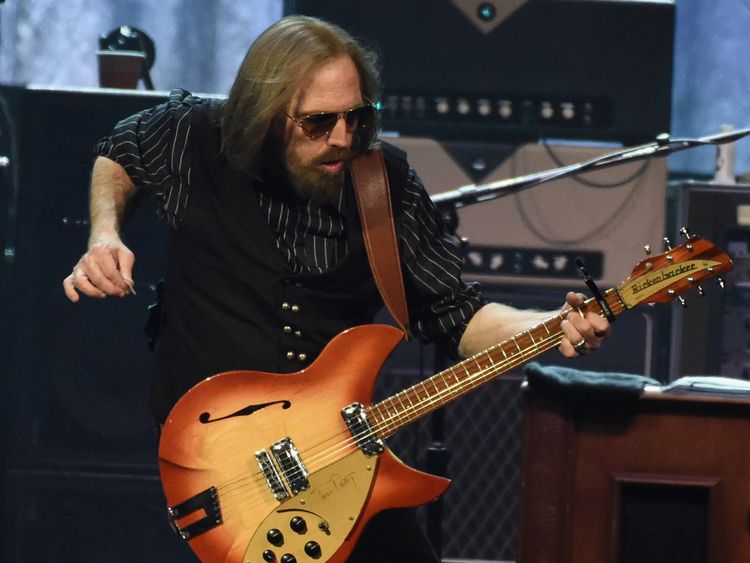 Tom Petty of Tom Petty and the Heartbreakers performs during their 40th Anniversary Tour at Bridgestone Arena on April 25, 2017 in Nashville, Tennessee