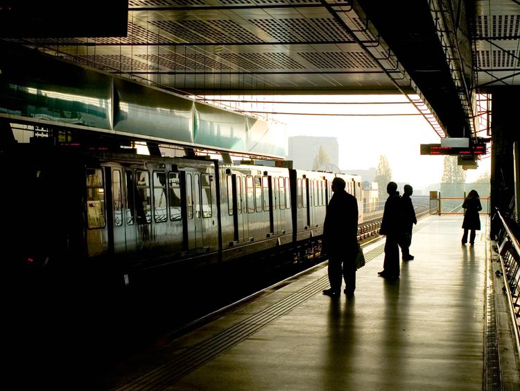 A railway station