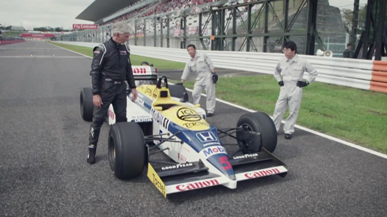 Damon Drives The Fw11 Video Watch Tv Show Sky Sports