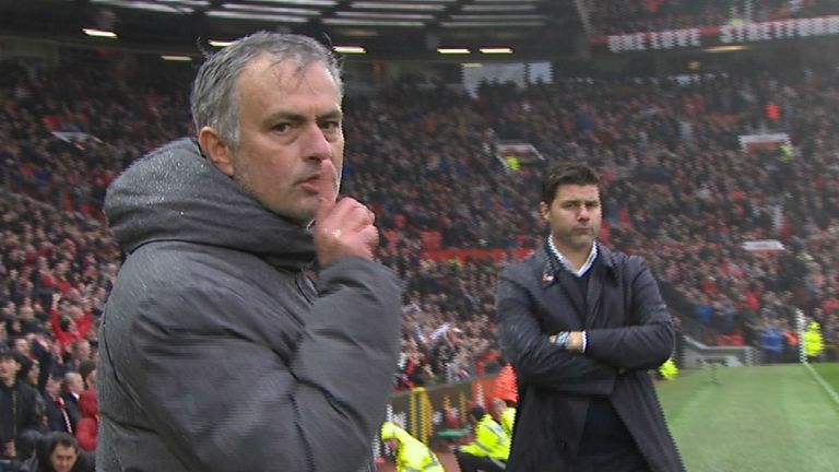 Mourinhos Shhh Gesture Video Watch Tv Show Sky Sports 