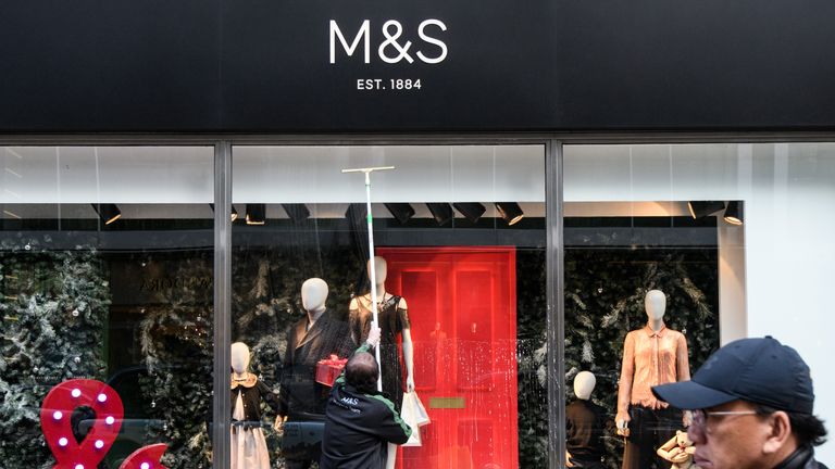 A Marks and Spencer branch in Oxford Street, London