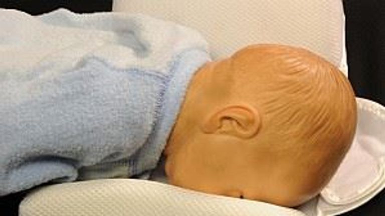 The Consumer Product Safety Commission released this image to show how babies can move in the positioners