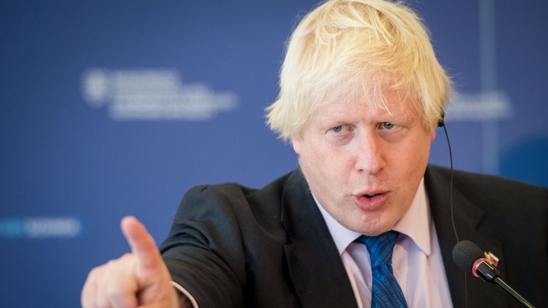 Britain&#39;s Foreign Minister Boris Johnson has reopened political wounds ahead of the Conservative conference