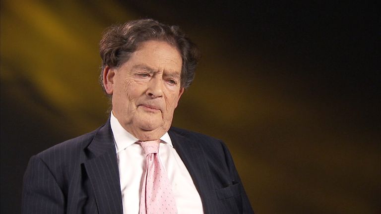Former Chancellor Nigel Lawson