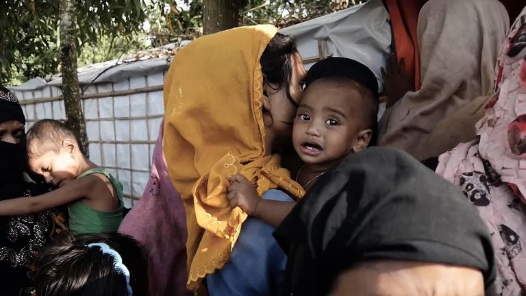 Doctors are treating a range of serious illnesses in Rohingya children in Bangladesh's Kutupulong refugee camp