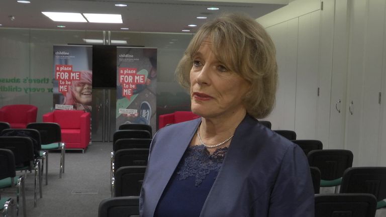 Esther Rantzen said it took longer to counsel a child online than over the phone