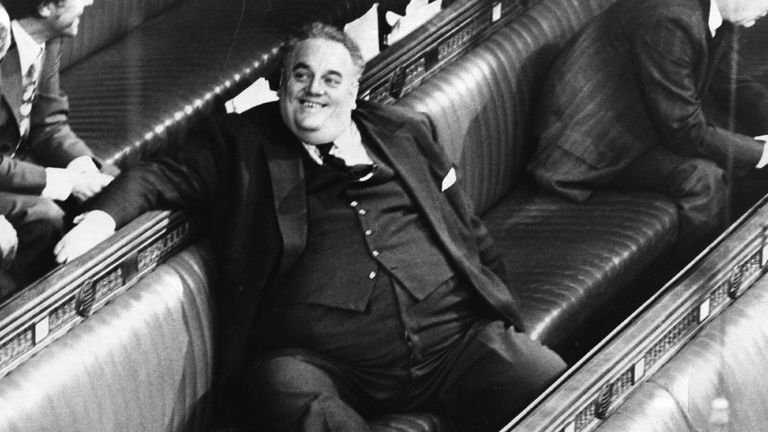 Cyril Smith in the House of Commons in 1982