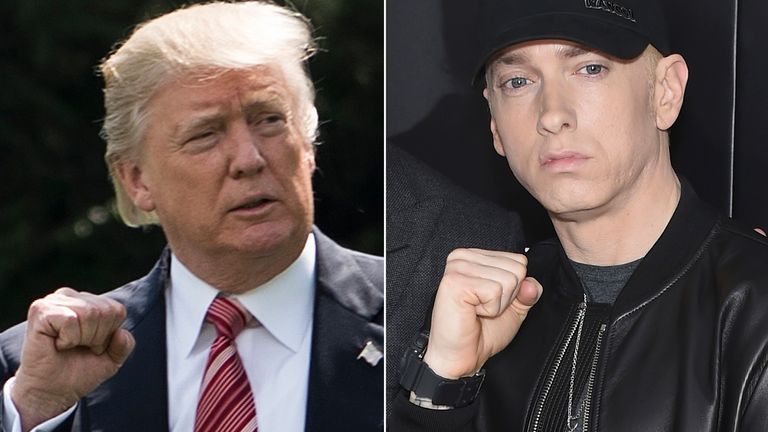Donald Trump and Eminem