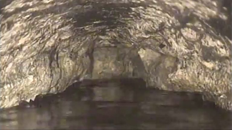 Sewer fatberg strikes again - in the US | Offbeat News | Sky News