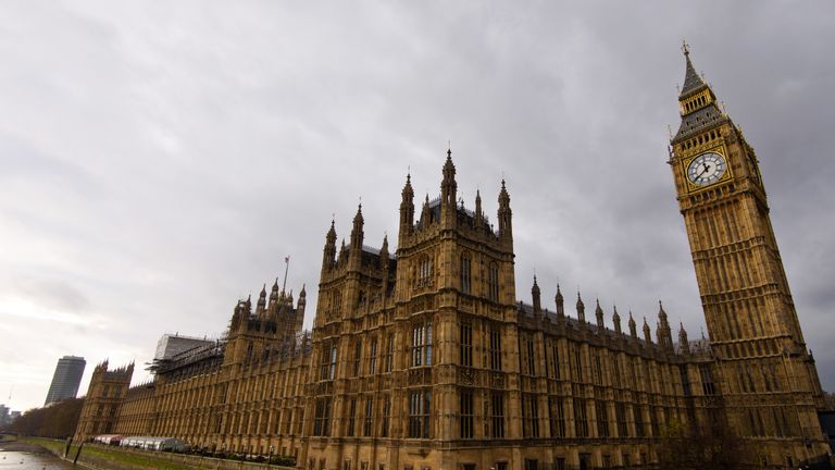 LONDON, ENGLAND - DECEMBER 02: A general view of The Houses of Parliament on December 2, 2015 in London, England. British MPs are expected to vote tonight on whether to back UK airstrikes on Islamic State targets in Syria following a 10-hour long debate. (Photo by Ben Pruchnie/Getty Images)