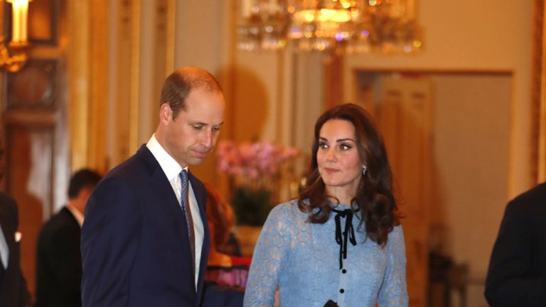 Kate had not appeared in public since the announcement of her pregnancy