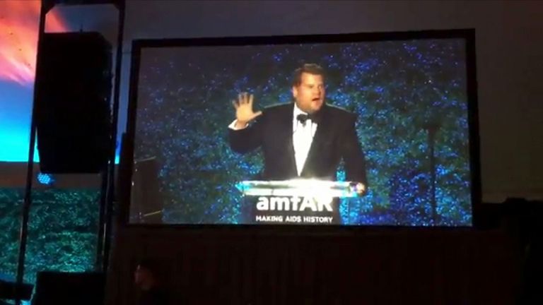 James Corden faces a backlash over jokes he made about Harvey Weinstein at a Hollywood charity event