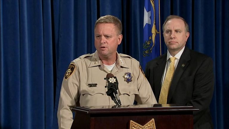 Clark County Undersheriff Kevin McMahill gives an update on the investigation into the mass shooting in Las Vegas