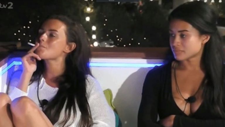 During the latest series of Love Island nearly every contestant lit up. Pic ITV2