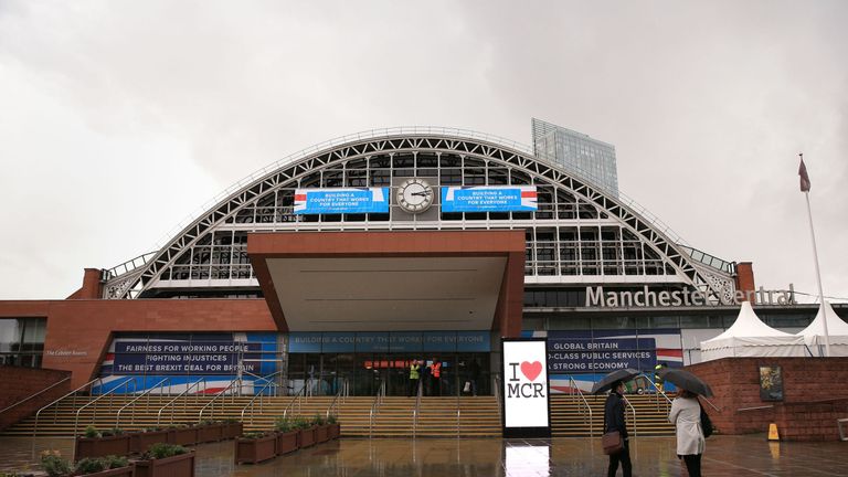 The Tories face a weekend of protests in Manchester