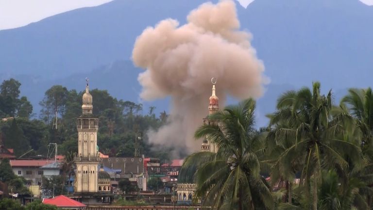 Marawi was destroyed by five months of fighting between state forces and IS militants