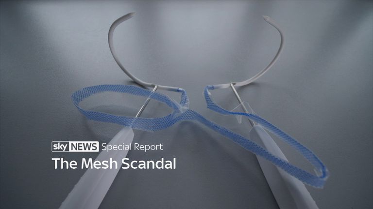 Titles screen for mesh scandal special report.