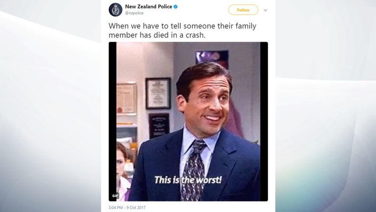 The tweet was described as 'tone-deaf' and 'insensitive'