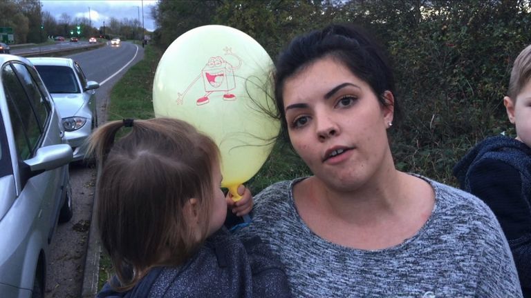 A woman describes being evacuated from a leisure complex in Nuneaton