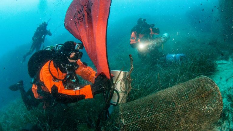 Ghost fishing is one of the greatest problems facing our oceans