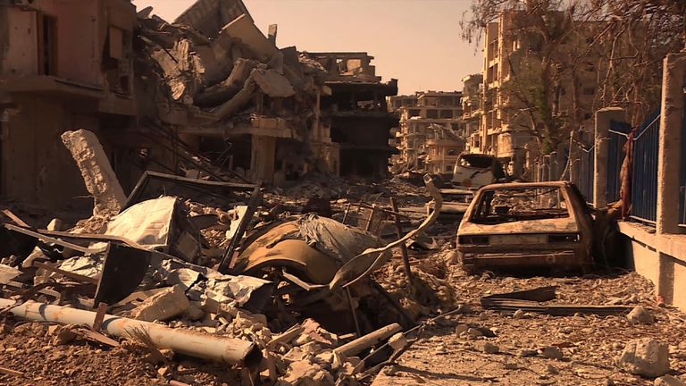 The mangled aftermath of war in Raqqa