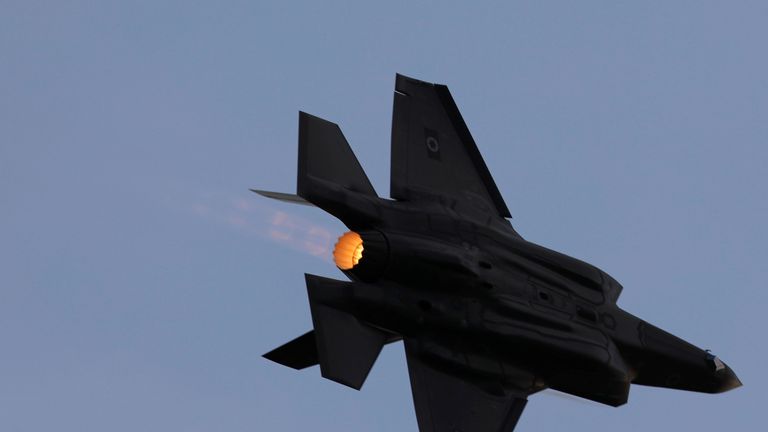 The hack included commercial information about F-35 fighter jets