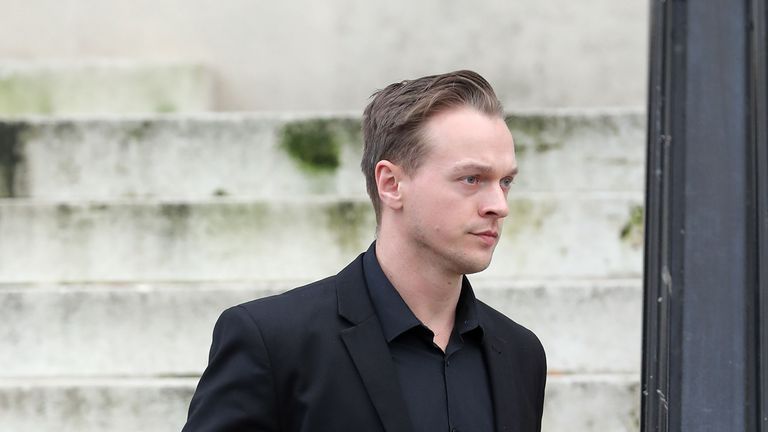Matthew Scully-Hicks outside Cardiff Crown Court