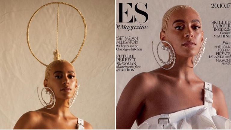 Don't Touch My Hair' singer Solange Knowles cross as hair touched | Ents &  Arts News | Sky News