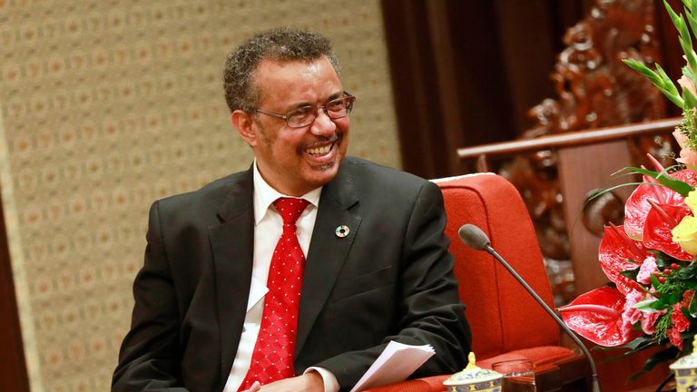 Dr Tedros suggested President Mugabe could use the role &#39;to influence his peers in his region&#39;