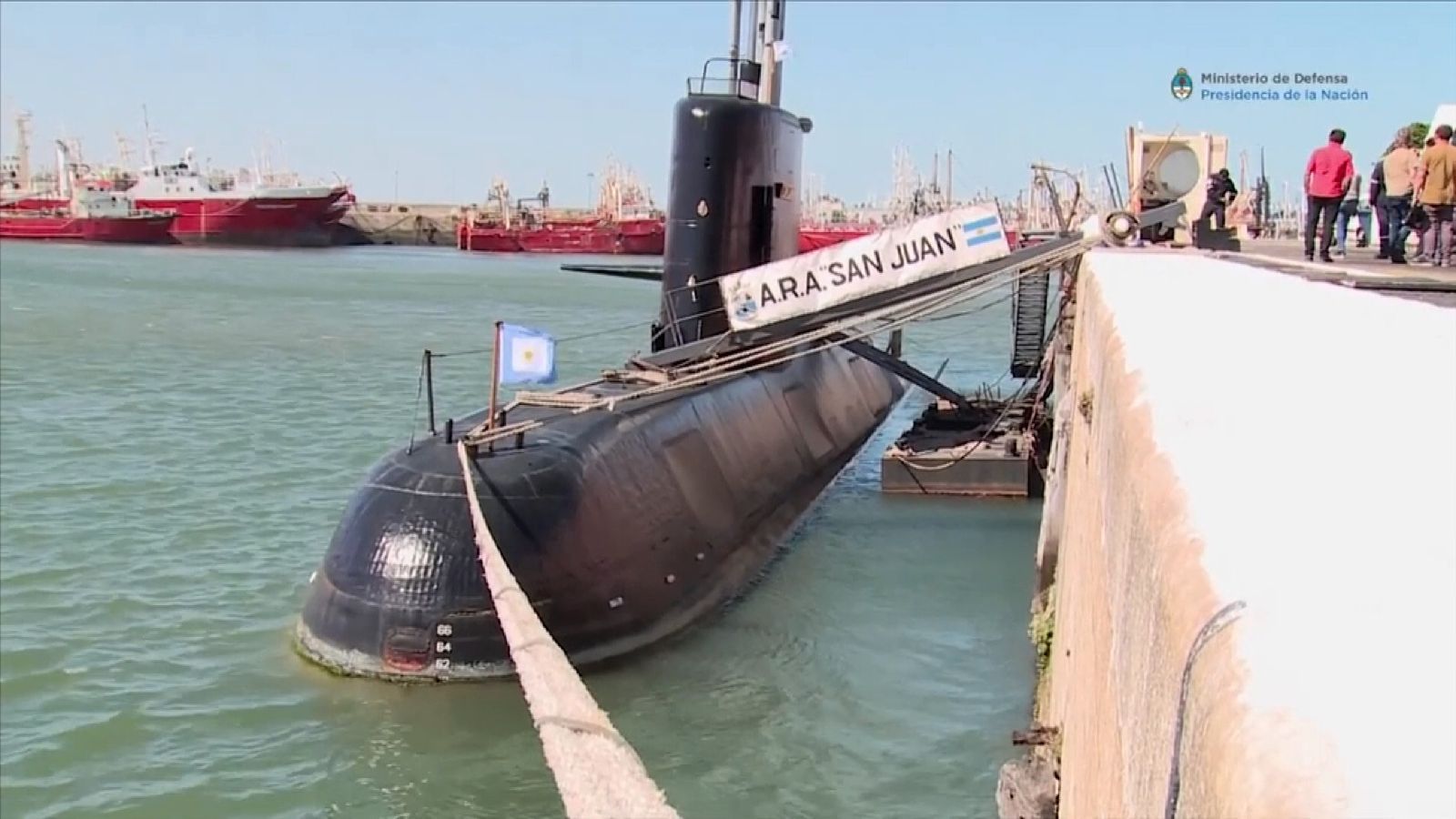 Missing submarine ARA San Juan's last message reported fire leak World News | Sky News
