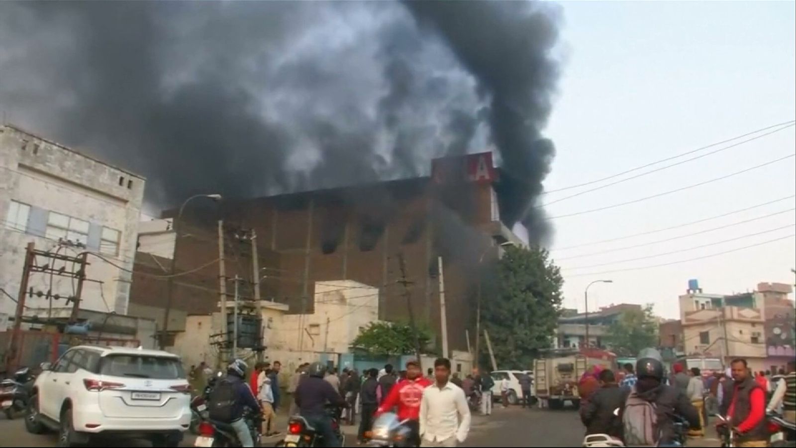 'At least three dead' and more missing after factory collapses in India