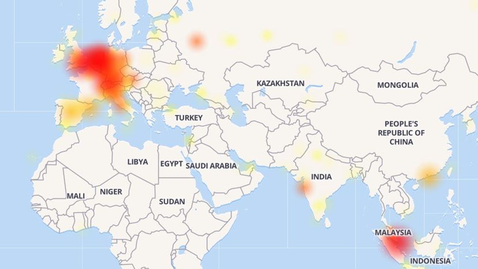 WhatsApp struck by 'worldwide outage' | Science & Tech News | Sky News