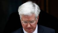Downing Street has confirmed Sir Michael Fallon&#39;s resignation