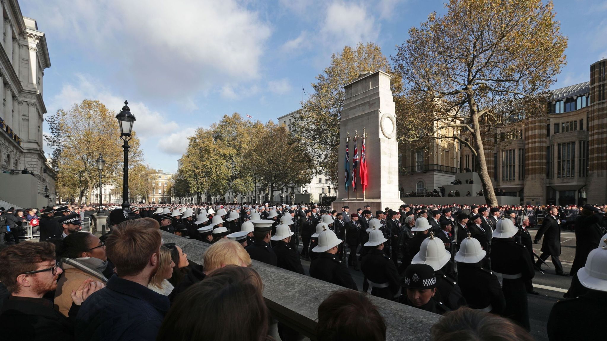 Remembrance Sunday Nation Honours War Dead Uk News Sky News 