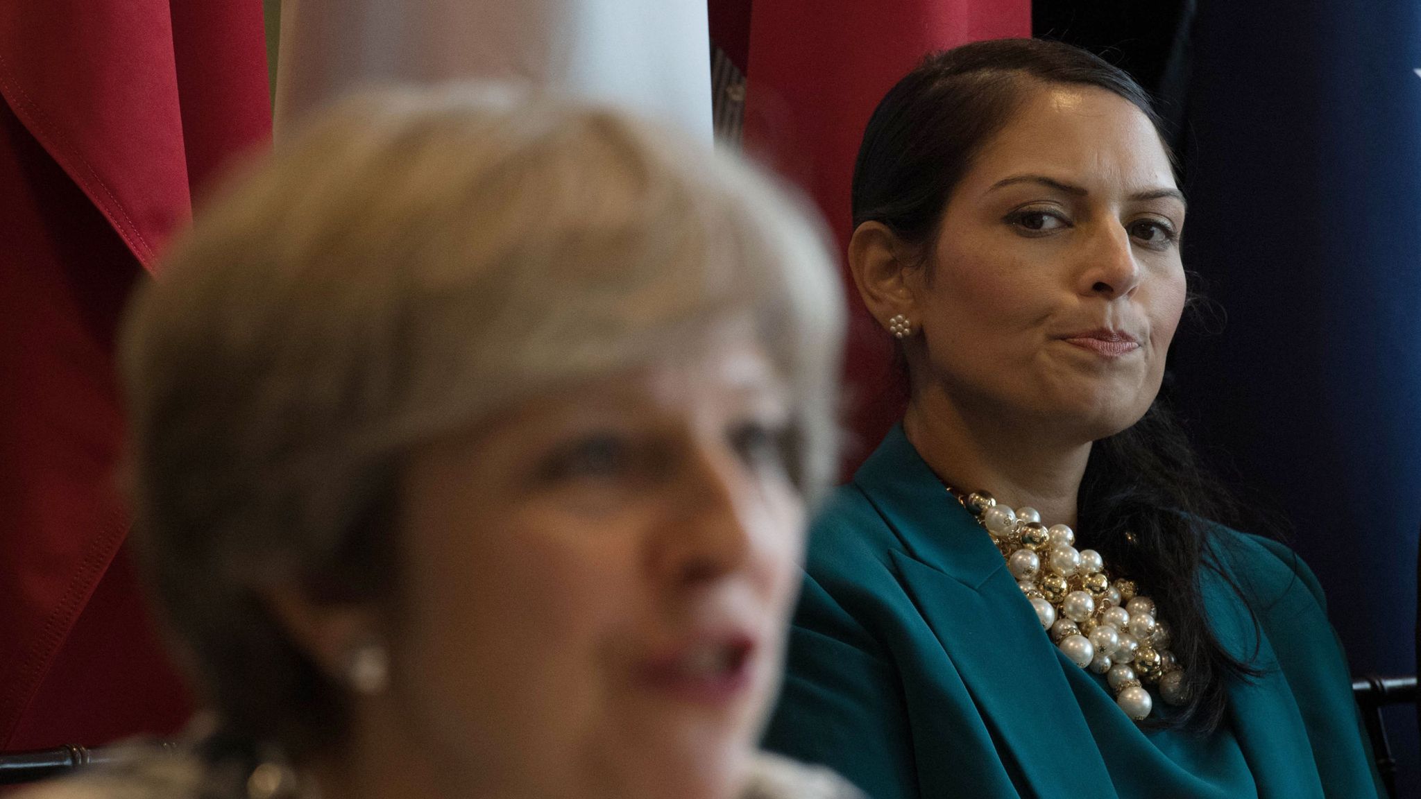 Theresa May Facing More Questions Over Priti Patel Israel Meetings Politics News Sky News