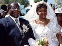 Robert and Grace Mugabe married at a catholic church in August 1996