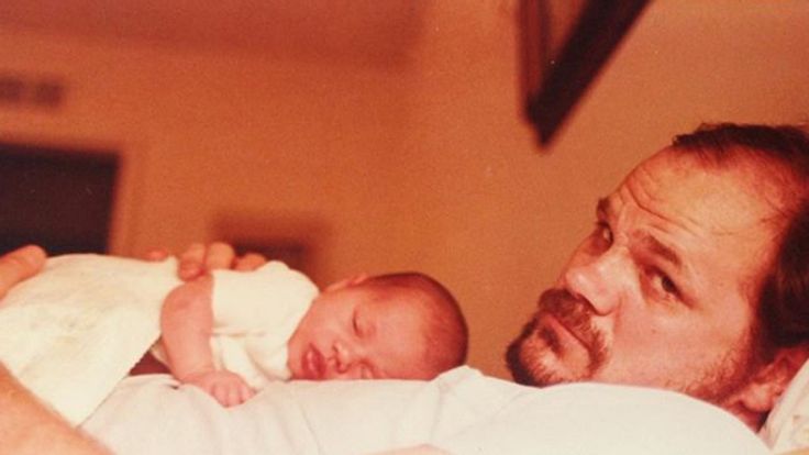 Meghan Markle with her father Tom