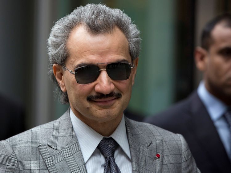 FILE PHOTO - Saudi Arabian Prince Alwaleed bin Talal leaves the High Court in London