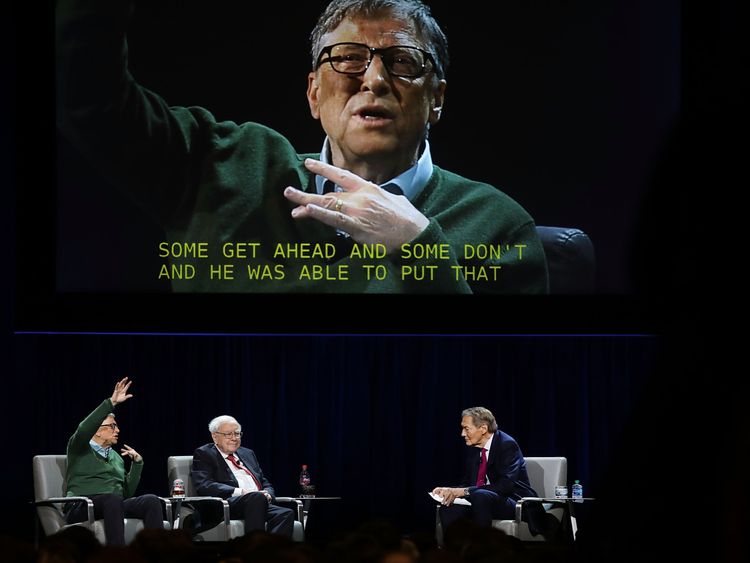 Rose interviewed Bill Gates and Warren Buffett in January 2017