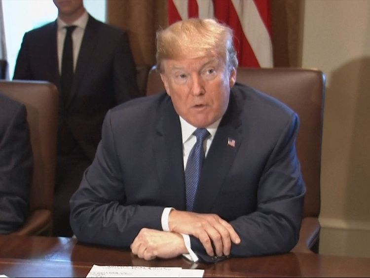 Donald Trump responds to news of a terror attack in New York which left eight people dead