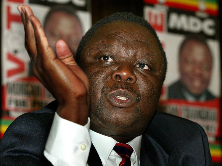 Morgan Tsvangirai beat Mr Mugabe in a presidential election, but backed out of a run-off in the face of violence